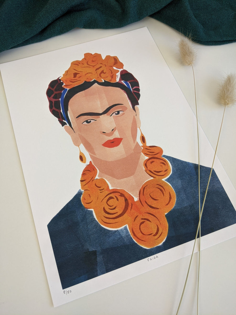 Frida Kahlo Portrait Print – Slow Sunday Uk